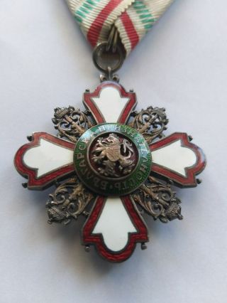 BULGARIA Kingdom RED CROSS Medal Order of the Incentive to Humanity WW1 2