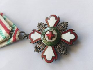BULGARIA Kingdom RED CROSS Medal Order of the Incentive to Humanity WW1 5