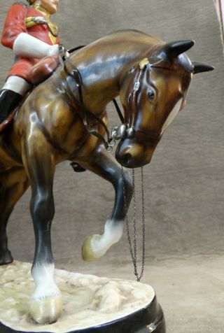 MICHAEL SUTTY SOLDIER FIGURE ON HORSE 