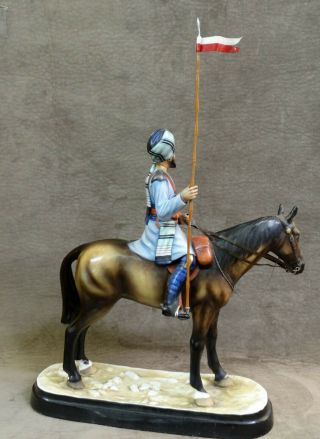 MICHAEL SUTTY SOLDIER FIGURE ON HORSE 