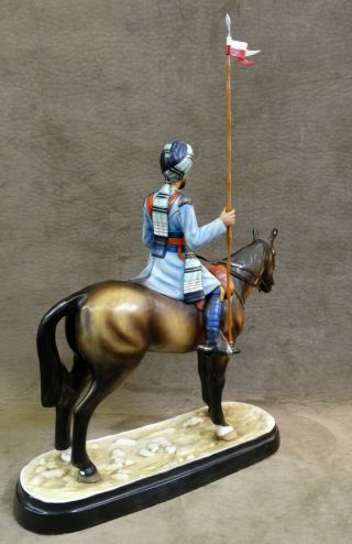 MICHAEL SUTTY SOLDIER FIGURE ON HORSE 