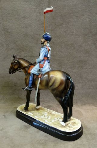 MICHAEL SUTTY SOLDIER FIGURE ON HORSE 