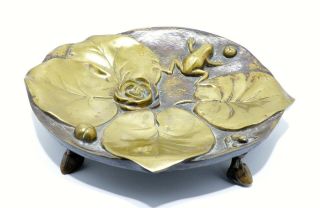 Art Nouveau Brass Pin Tray