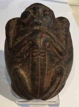 Taino Stone Frog - Man Cemi.  Precolumbian