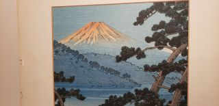 Antique Woodblock Print - Asian - Japan - Signed - On Rice Paper - 7x8in - Nr