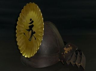 Maetate Of Kabuto (helmet) Of Yoroi (armor) : 10.  2 × 7.  5 " 130g