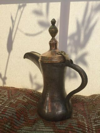 27 cm Antique Dallah RARE islamic Coffee Pot Bedouin 733 grams 2