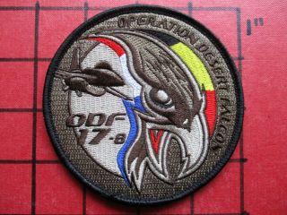 Air Force Squadron Patch Netherlands Belgium Odf 17 - 8 Jordan Detachment