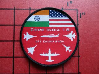 Air Force Squadron Patch India Usaf 67 Fs F - 15 Eagle Exersize Cope Indi
