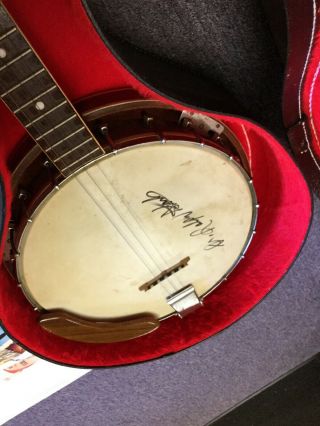 Ralph Stanley autographed poster/banjo the clinch mountain boys Autograph 9