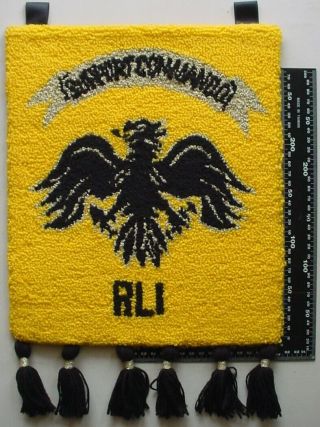 Rhodesian Light Infantry Support Commando Wall Hanging,  Rhodesia Bush War Period