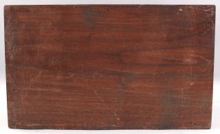 Antique Early - 19thC Pennsylvania Primitive Dovetailed Figured Walnut Candle Box 11