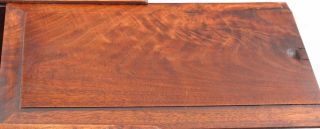 Antique Early - 19thC Pennsylvania Primitive Dovetailed Figured Walnut Candle Box 8