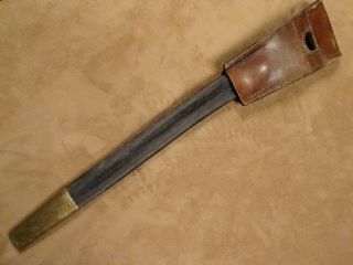 Swiss Pioneer Short Sword SCABBARD ONLY Model 1842 with Leather Frog 2