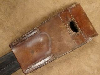 Swiss Pioneer Short Sword SCABBARD ONLY Model 1842 with Leather Frog 4
