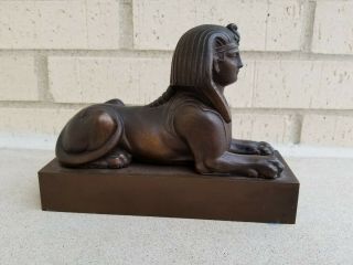 Egyptian Revival Solid Bronze Sphinx 4