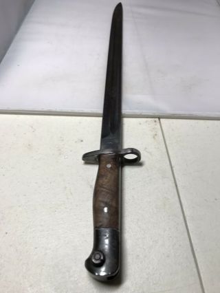 British Pattern 1907 Bayonet - 1918 Handle Replaced