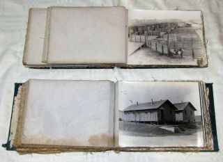 Rare WWI Album Set Photographs of Typical & Buildings Camp Sevier SC 10