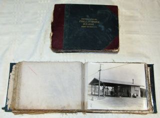 Rare Wwi Album Set Photographs Of Typical & Buildings Camp Sevier Sc
