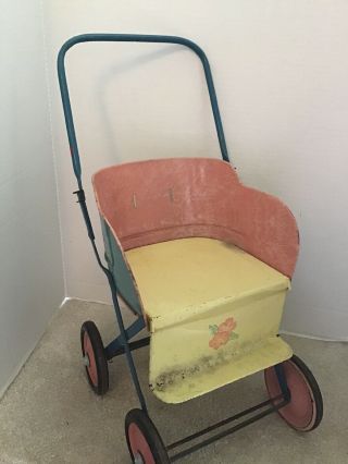 Vintage Metal Stroller
