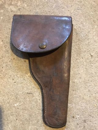 Wwi George Lawrence Flap Holster Marked 14 And 30l