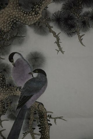 VERY RARE LARGE CHINESE PAINTING SIGNED MASTER AIXINJUELUO PU ZUO S9055 3