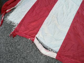 HUGE AMERICAN FLAG FROM PUBLIC BUILDING - VERY OLD & RARE - INFO WELCOME - RARE 10