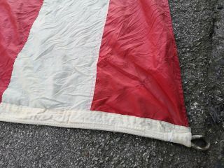 HUGE AMERICAN FLAG FROM PUBLIC BUILDING - VERY OLD & RARE - INFO WELCOME - RARE 3