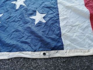 HUGE AMERICAN FLAG FROM PUBLIC BUILDING - VERY OLD & RARE - INFO WELCOME - RARE 4