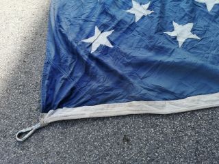 HUGE AMERICAN FLAG FROM PUBLIC BUILDING - VERY OLD & RARE - INFO WELCOME - RARE 5