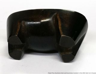 Antique Chinese Archaic Form Bronze Horse Equine Heavy Trinket Box 8