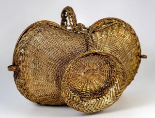Antique French Napoleon III Jewelry Casket,  Box,  Basket,  Beveled Glass Vitrine 4
