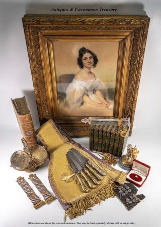 Antique French Napoleon III Jewelry Casket,  Box,  Basket,  Beveled Glass Vitrine 6