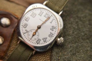 Waltham Trench Watch,  Capt Vaughan.  1918 signed Belleau Wood commemorative, 2