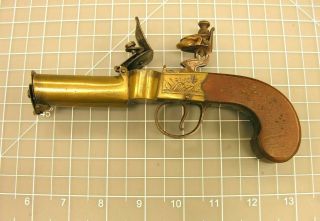 Early 19th c Flintlock Tinder - lighter English Military Armoral Engraving 11