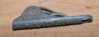 Rare brass hand held corn sheller Decker Keokuk Indiana collectible farm tools 3