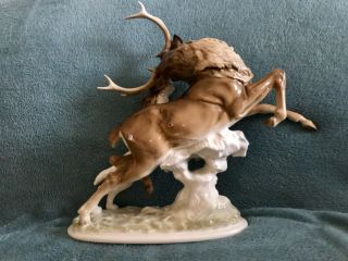 Hutschenreuther Selb figurine “Stag Hunt” 1955 - 1968.  signed by K.  Tutter 11