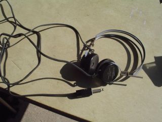 Old Us Army Wwii Or Korean War Trimm Dependable Headphones