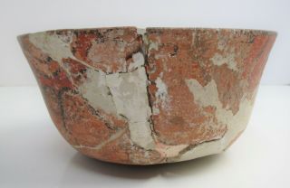 Pre - Columbian Maya Pottery Bowl,  Repaired 5