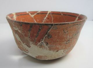 Pre - Columbian Maya Pottery Bowl,  Repaired 6