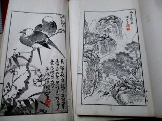 9 - 170 Fuso Nanga Picture Japanese Woodblock Print 5 Book