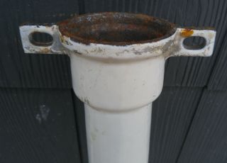 1 Antique Vintage White Porcelain Cast Iron Adjustable Farmhouse Sink Basin Leg 4