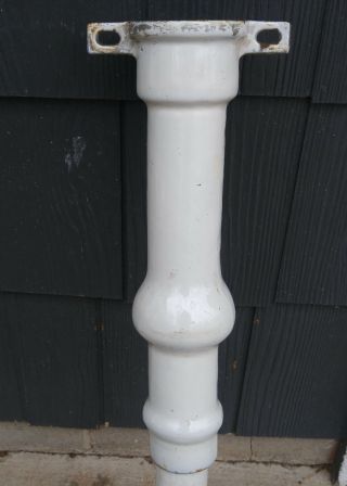 1 Antique Vintage White Porcelain Cast Iron Adjustable Farmhouse Sink Basin Leg 7