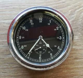 Pre Ww2 Vintage Germany Kohler & Co Laufamholz Car Or Luftwaffe Aircraft Clock