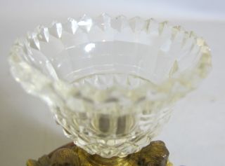 Fine ANTIQUE FRENCH EMPIRE Gilt Bronze & Crystal Cherub Vase c.  1870 3
