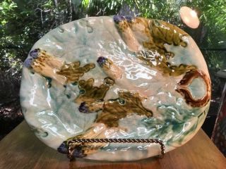 Asparagus Platter c.  pre - 1880 Early Luneville Rare Find in 2