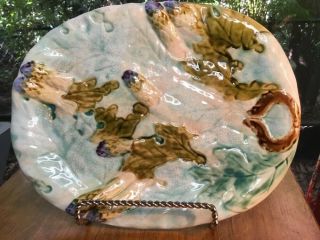 Asparagus Platter c.  pre - 1880 Early Luneville Rare Find in 4