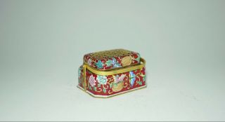 A Chinese Canton Enamel Hand Warmer and Cover 2