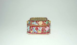 A Chinese Canton Enamel Hand Warmer and Cover 3