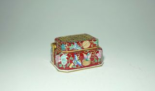 A Chinese Canton Enamel Hand Warmer and Cover 4